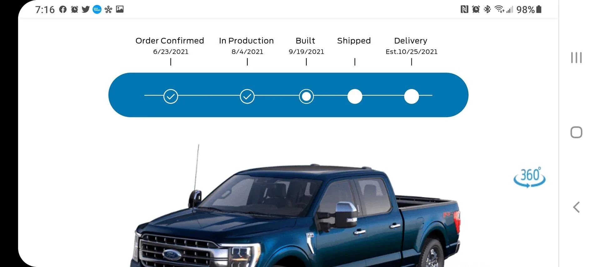 Ford F-150 8/2 Build Week Screenshot_20210920-071642_Chrom