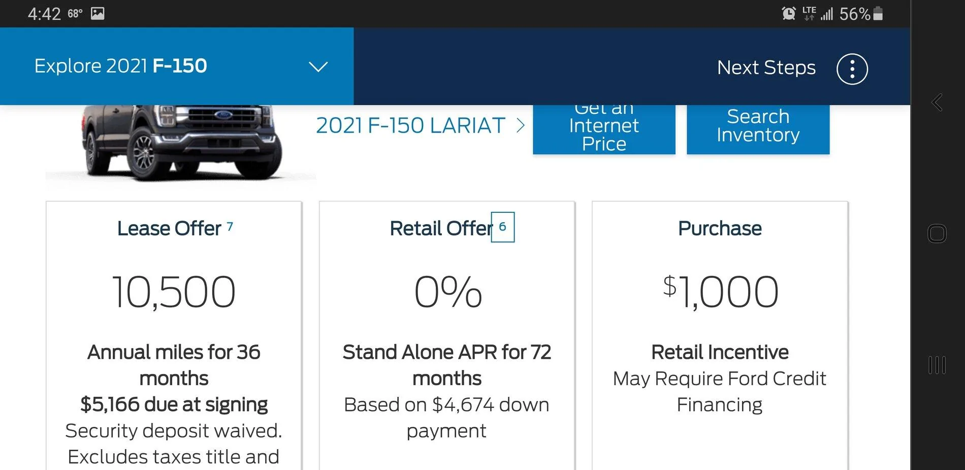 Ford F-150 8/2 Build Week Screenshot_20211006-044201_Chrom