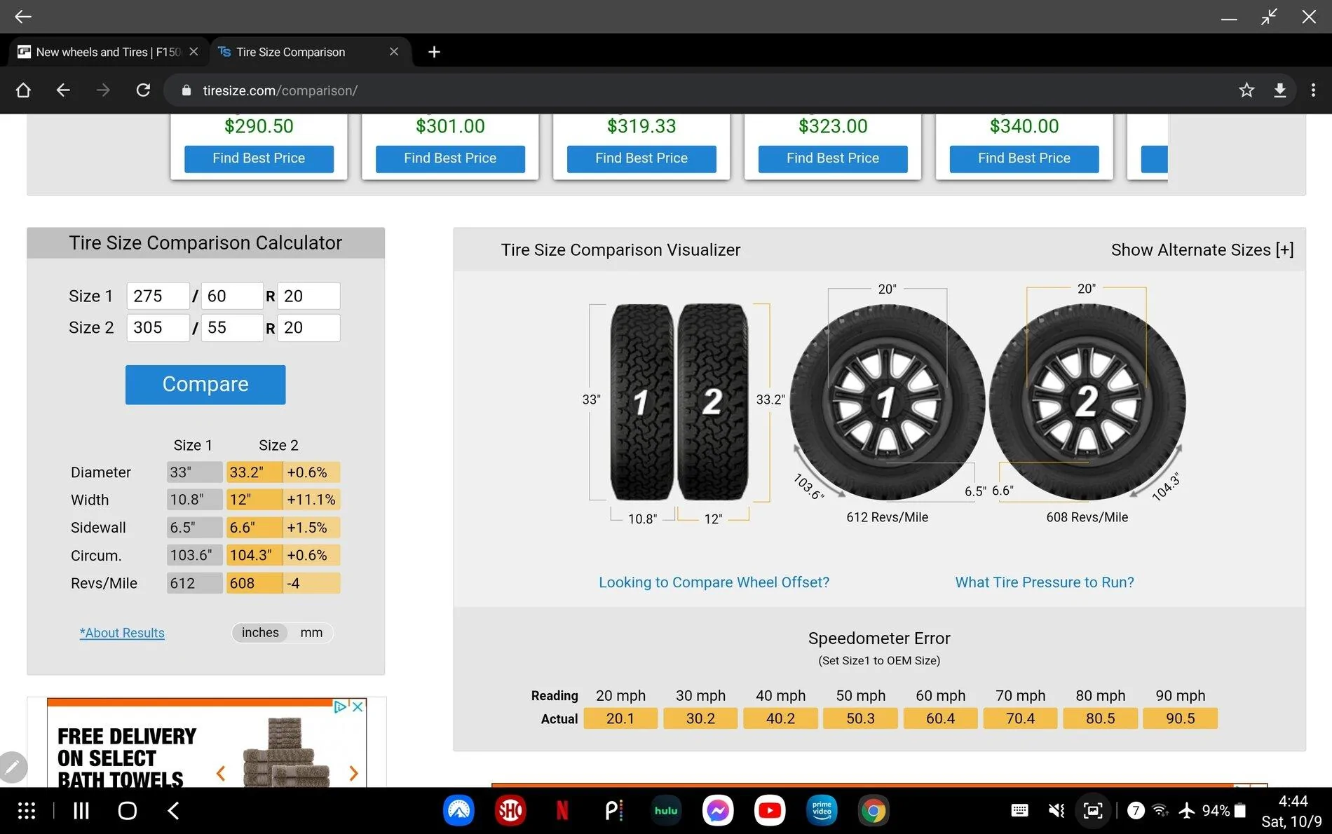 Ford F-150 New wheels and Tires Screenshot_20211009-164515_Chrom