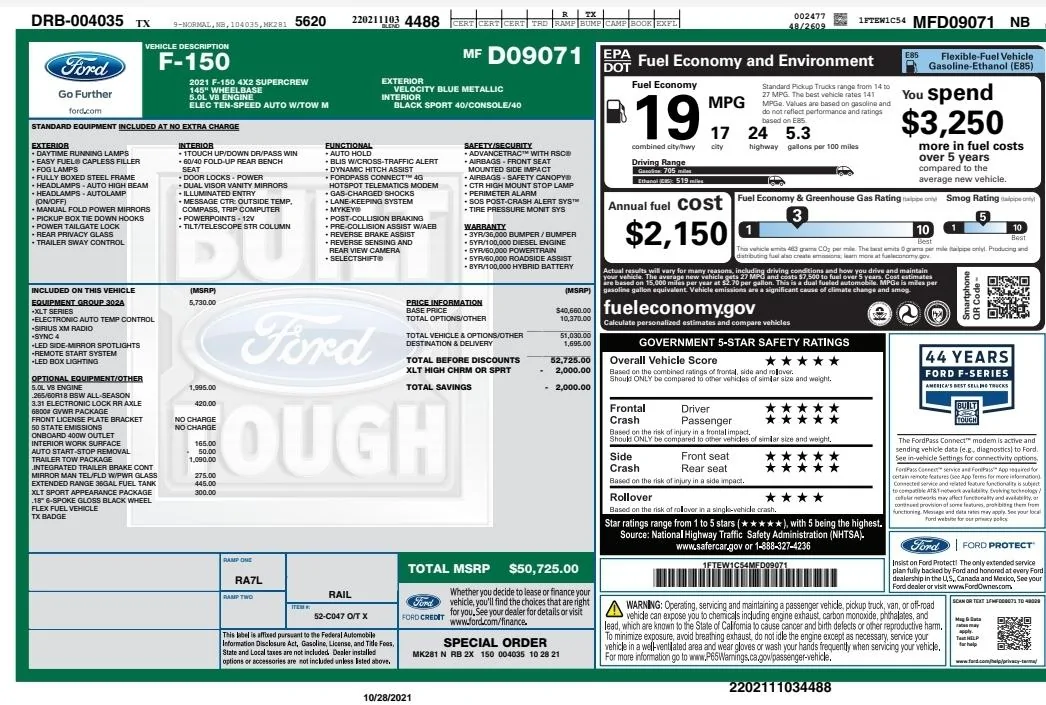 Ford F-150 11/1/2021 Build club Screenshot_20211028-201609_OneDriv