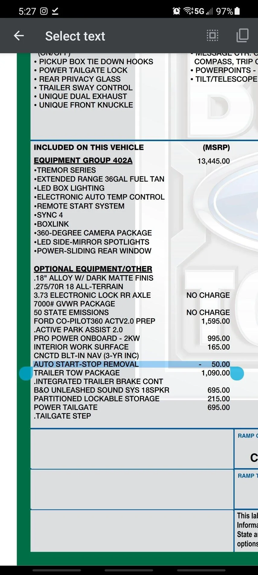 Ford F-150 Tremor Owner's Club Screenshot_20211030-172736_Driv