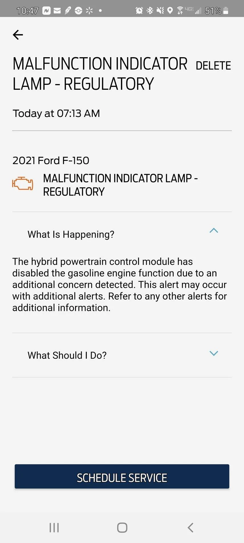 Ford F-150 Powerboost threw 2 faults Screenshot_20211115-104754_FordPass