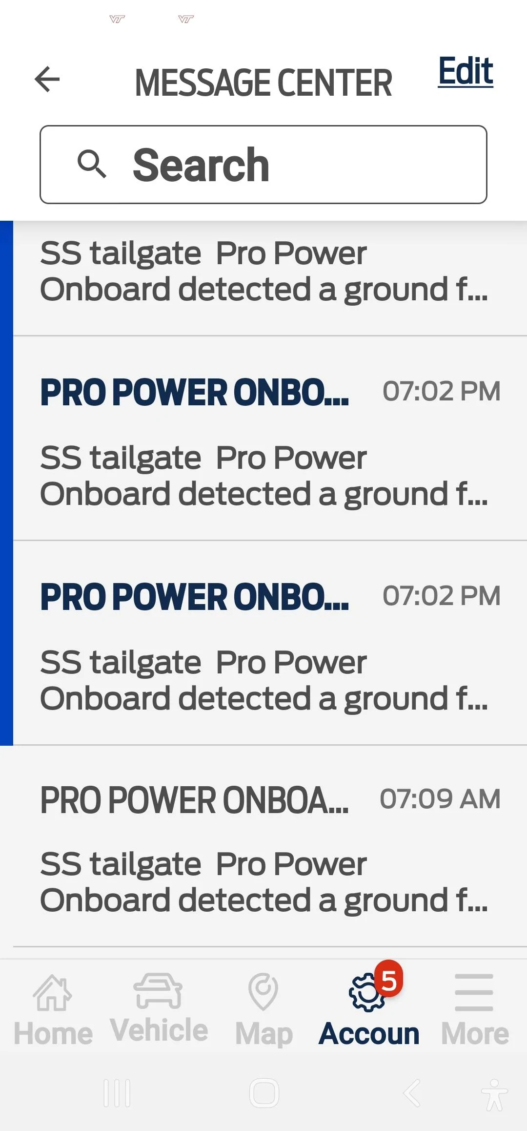 Ford F-150 Ground fault message during test Screenshot_20211208-190749_FordPass
