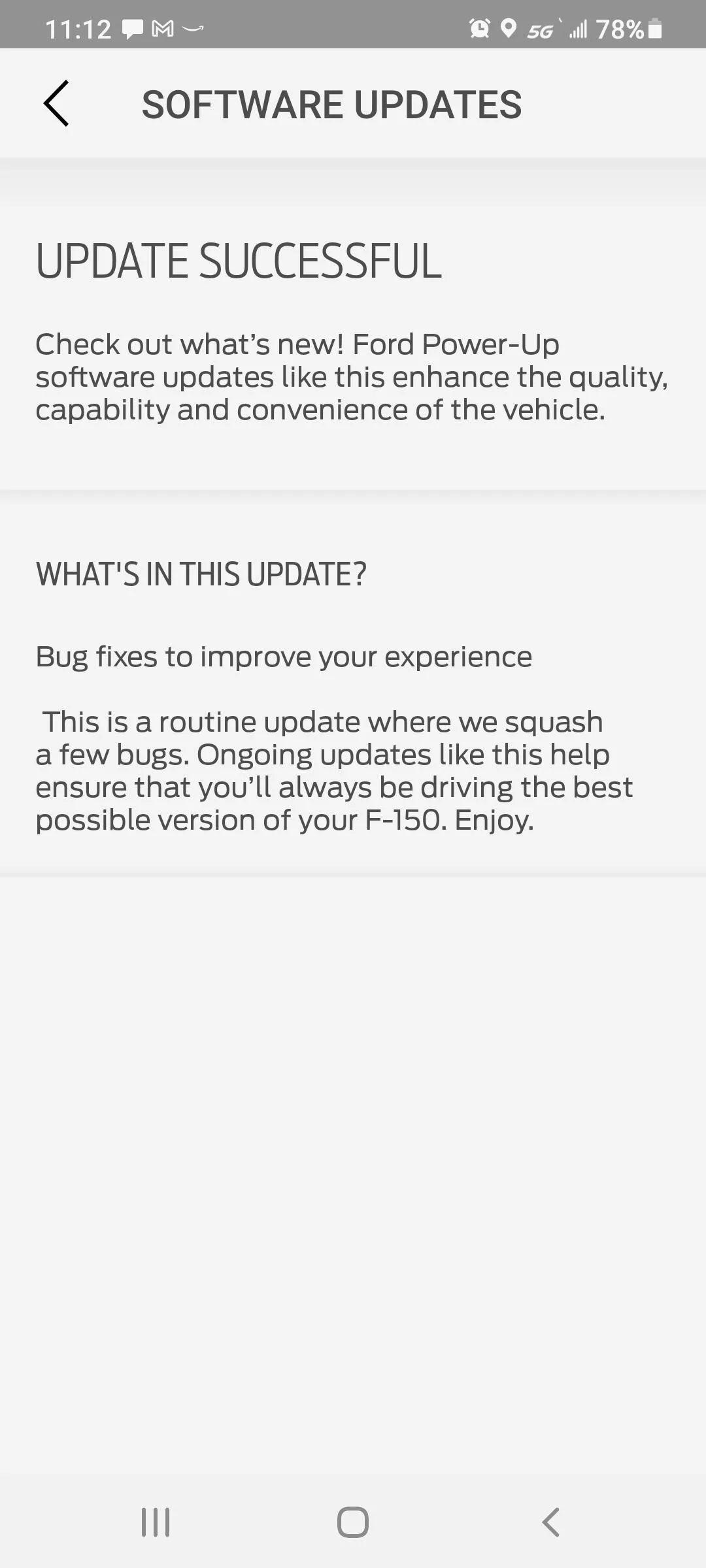 Ford F-150 Power-Up 2.3.0 OTA rolling out Screenshot_20220109-111212_FordPass