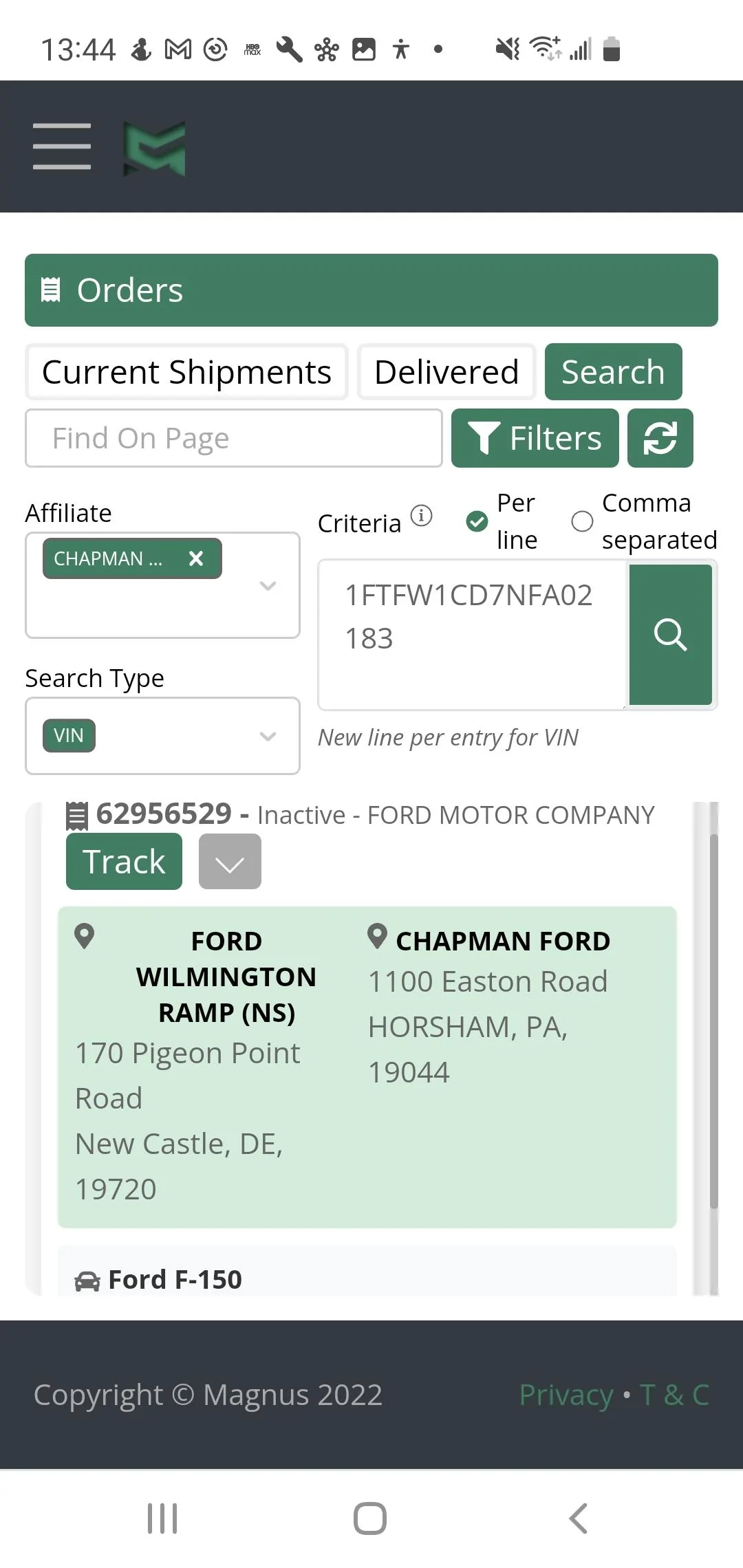 Ford F-150 01/24/2022 Build Week Screenshot_20220130-134412_Chrom