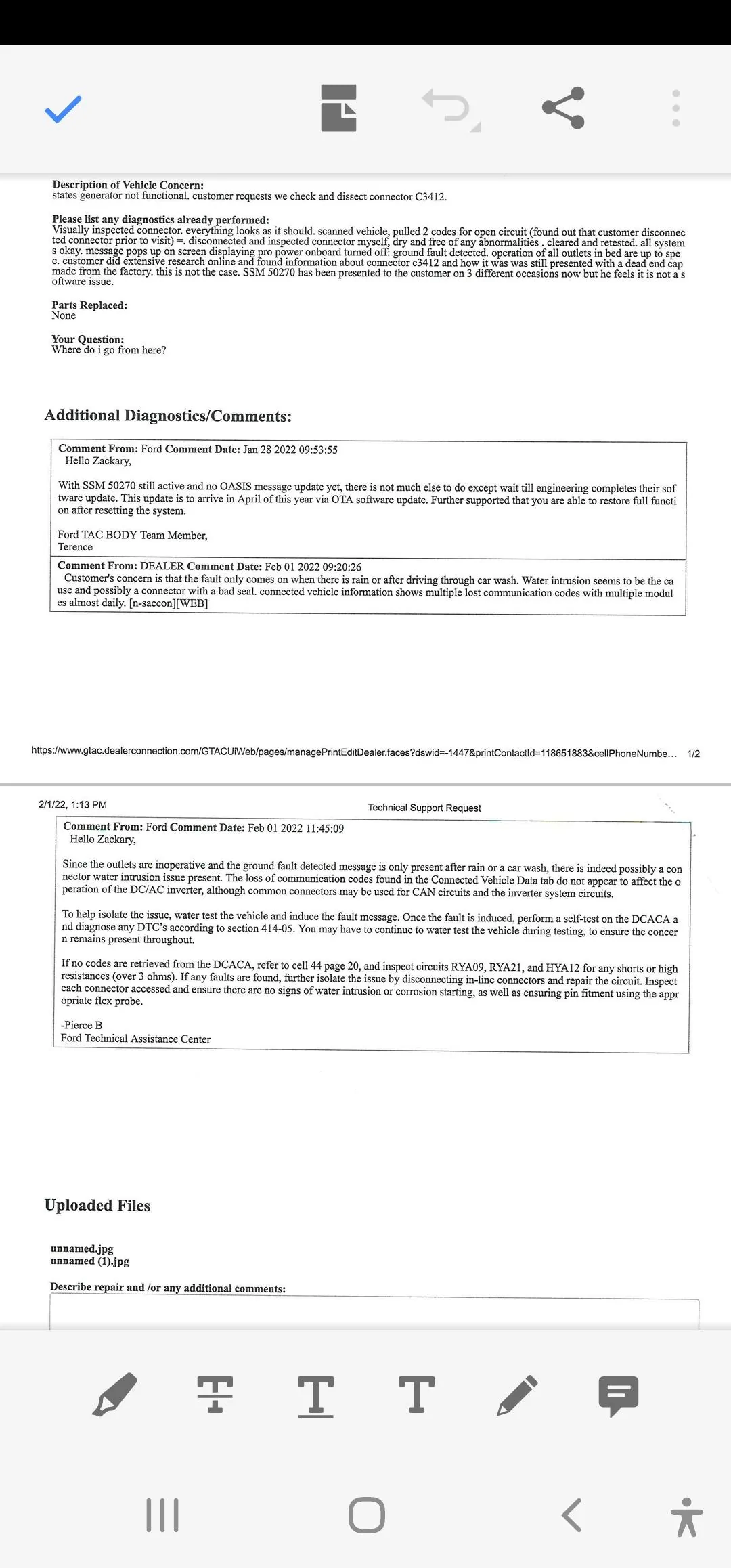 Ford F-150 ProPower Ground Fault Screenshot_20220202-050433_Adobe Acrobat