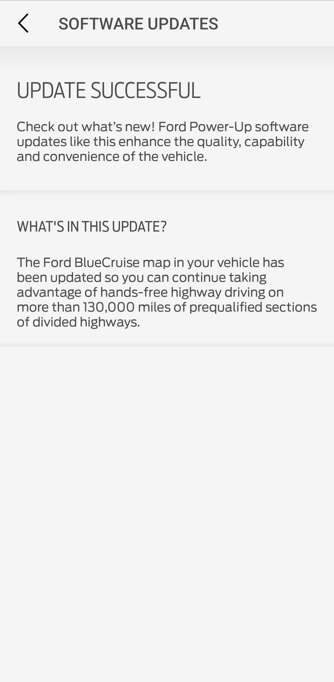 Ford F-150 Blue Cruise Software / Map update today. Screenshot_20220215-205254_FordPass
