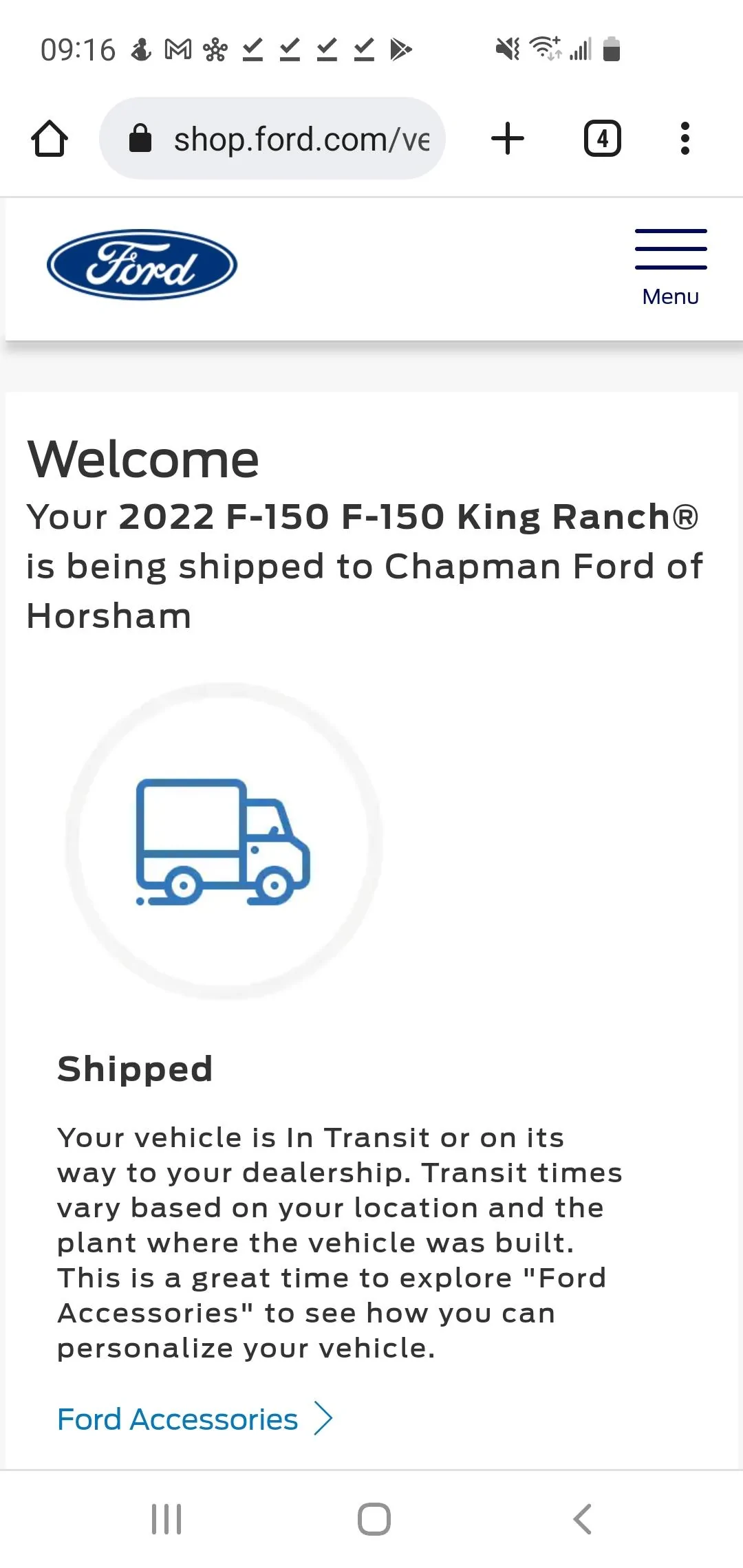 Ford F-150 King Ranch/Platinum Build Times?? Screenshot_20220325-091657_Chrom