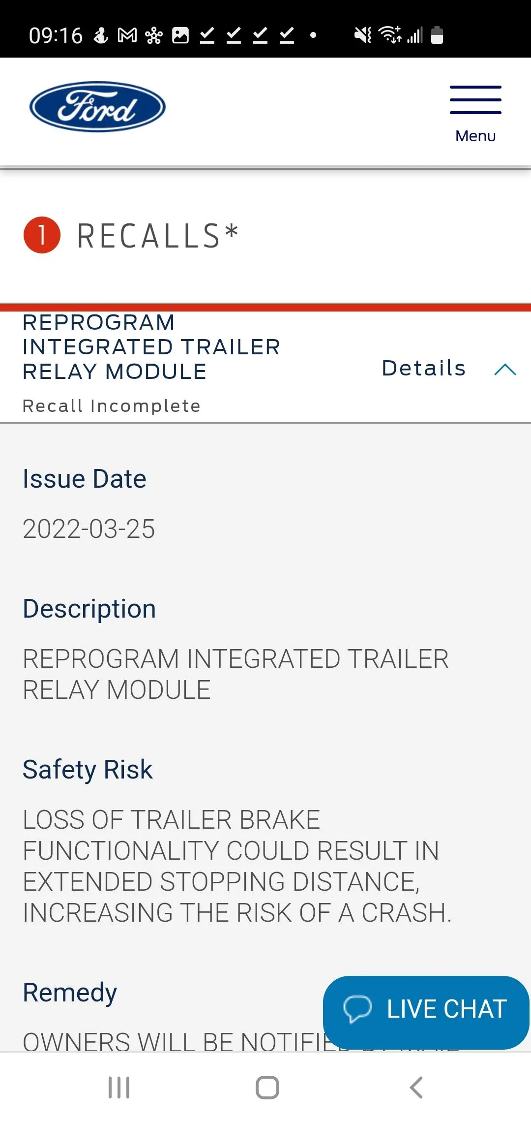 Ford F-150 01/24/2022 Build Week Screenshot_20220330-091628_Chrom