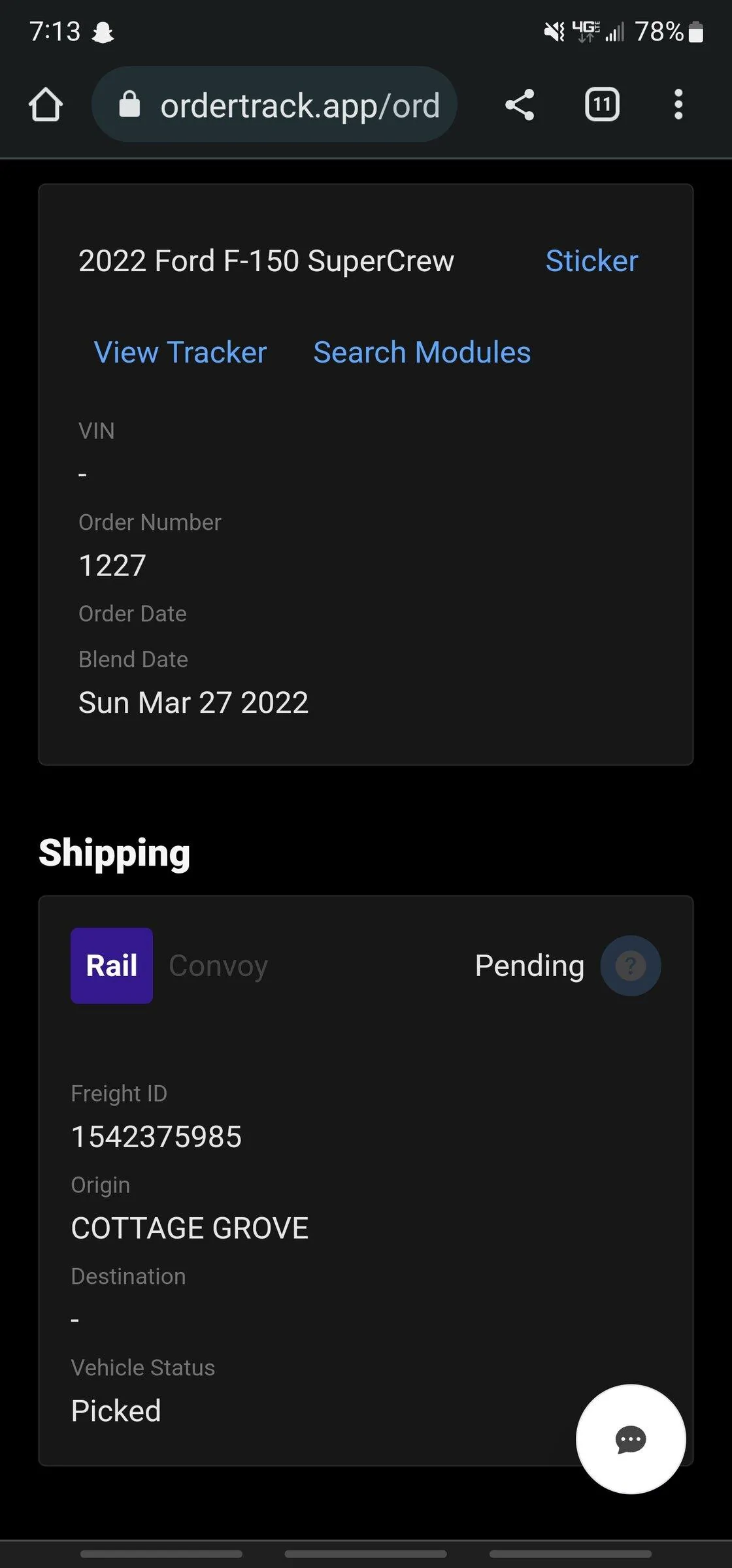 Ford F-150 3/28 Build Week Group Screenshot_20220411-071332_Chrom