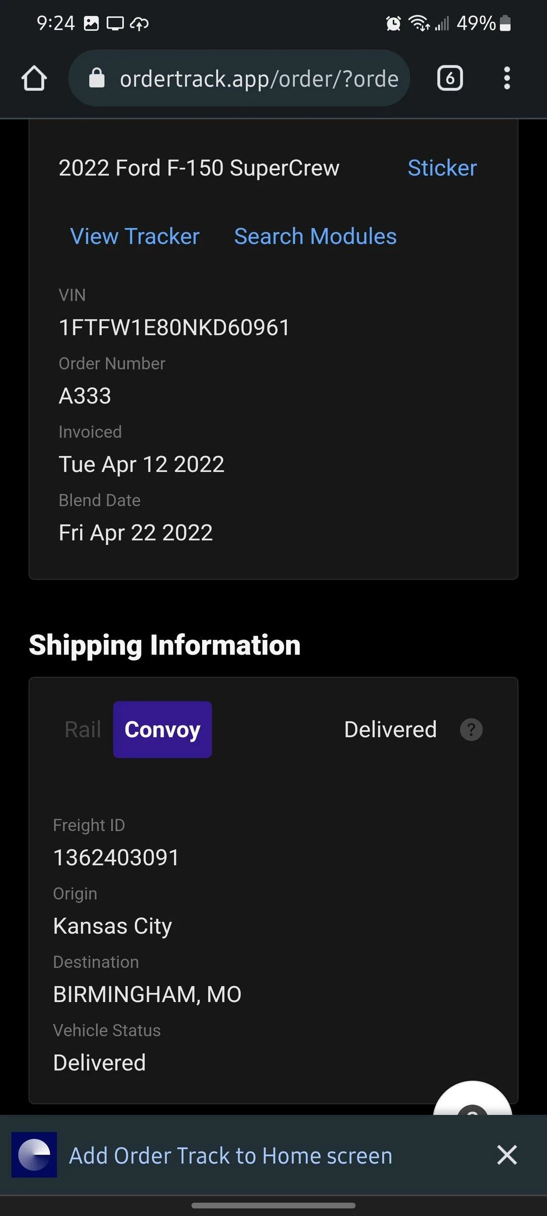 Ford F-150 4/18/22 Build Week Screenshot_20220430-212459_Chrom