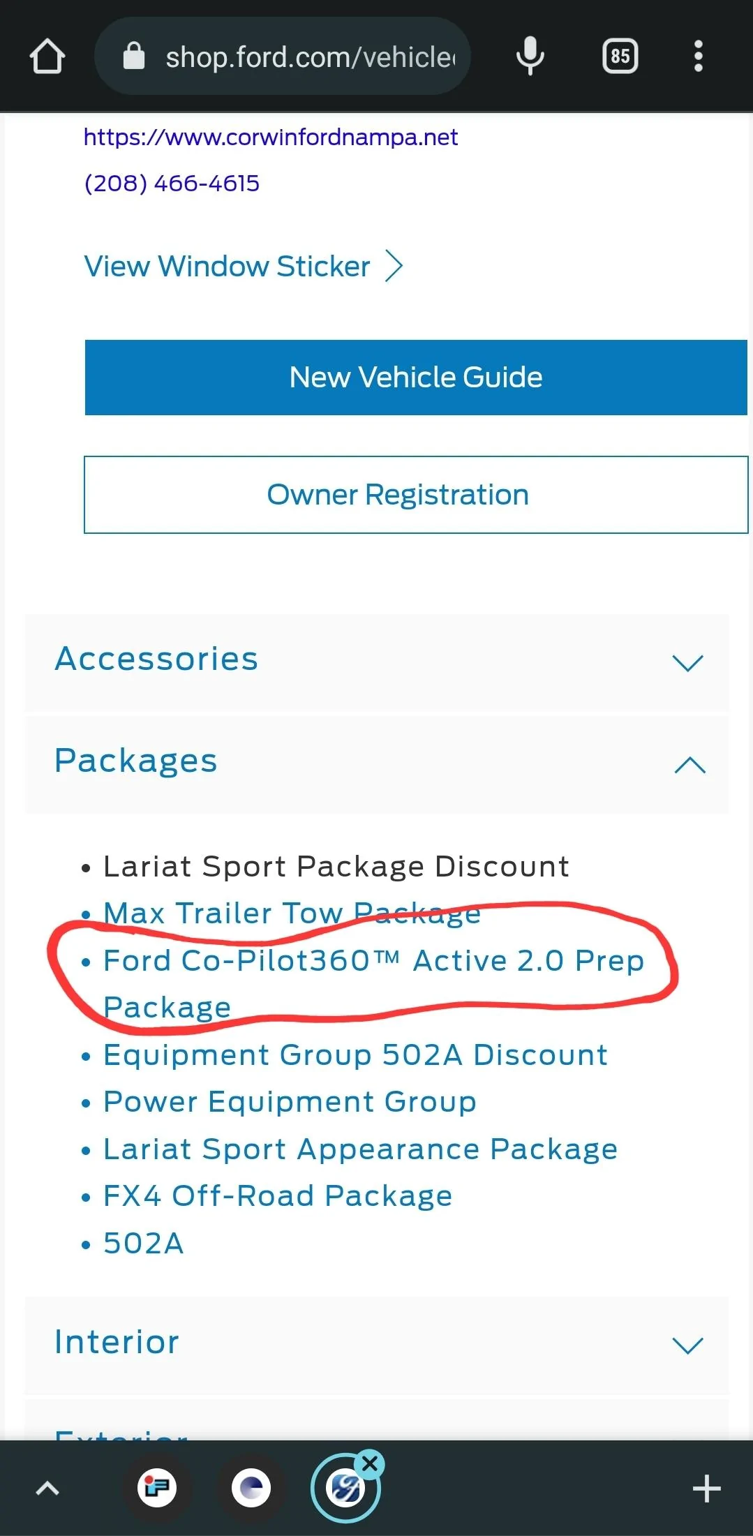 Ford F-150 22 BlueCruise Prep or Actually There Screenshot_20220520-233509_Chrom