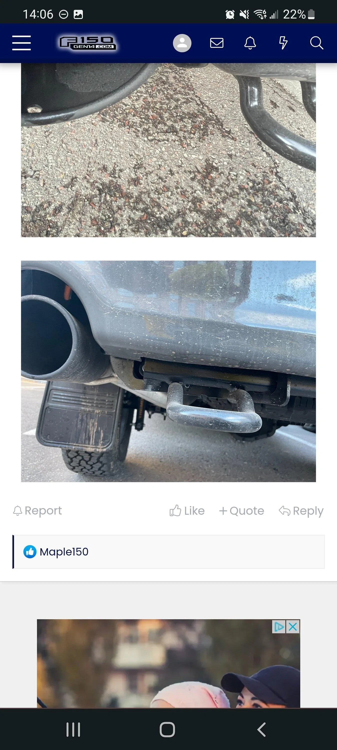 Ford F-150 TREMOR rear tow hooks install? Screenshot_20220622-140641_Chrom