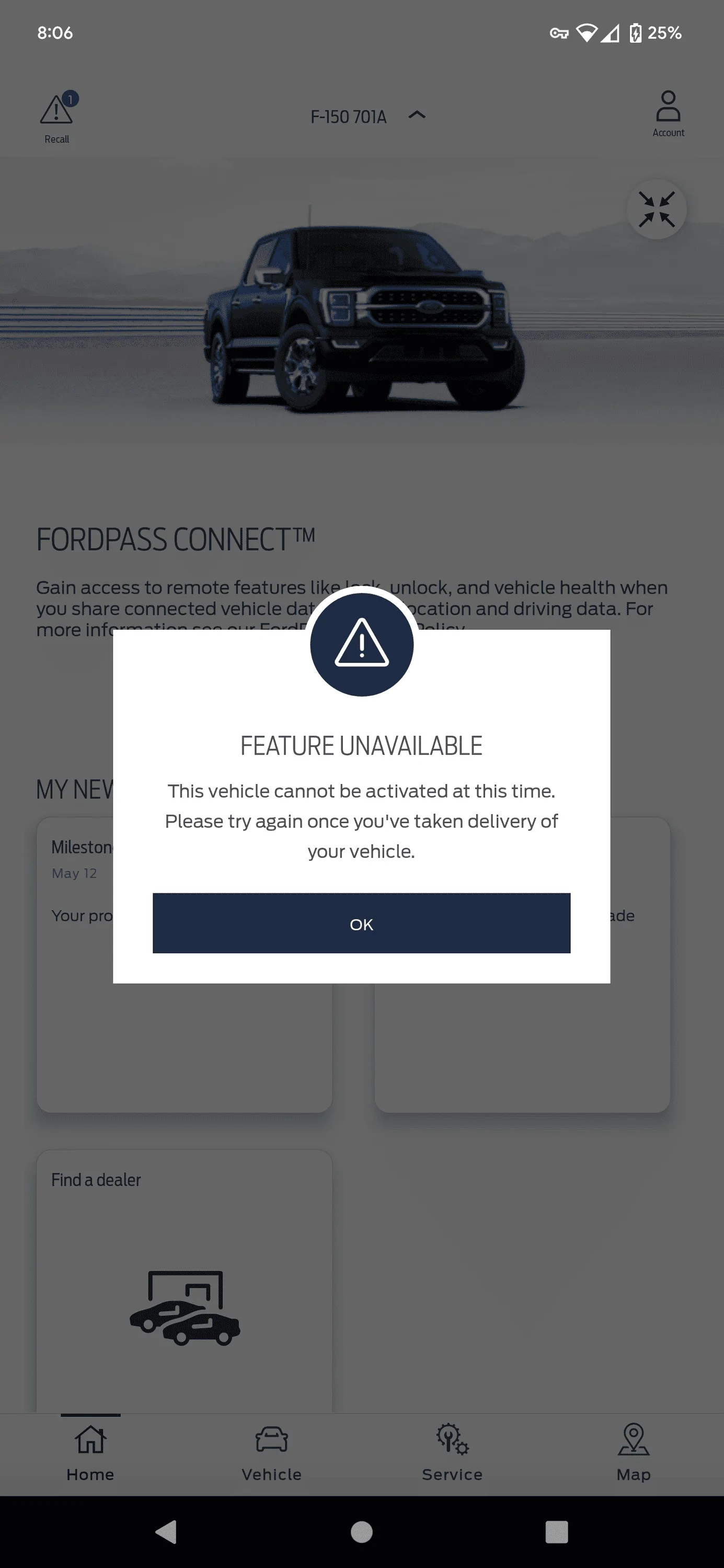 Ford F-150 Current Shipping Delays Screenshot_20220627-080621