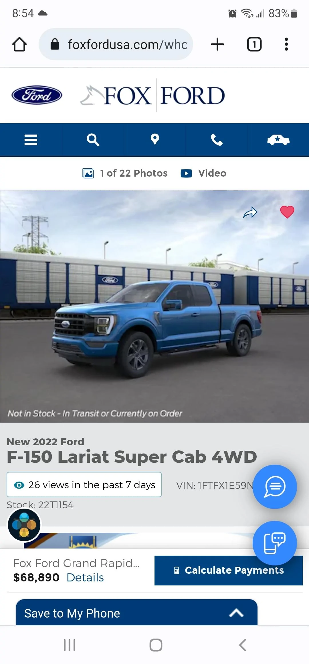 Ford F-150 6/27/2022 Build Week Screenshot_20220713-205416_Chrom