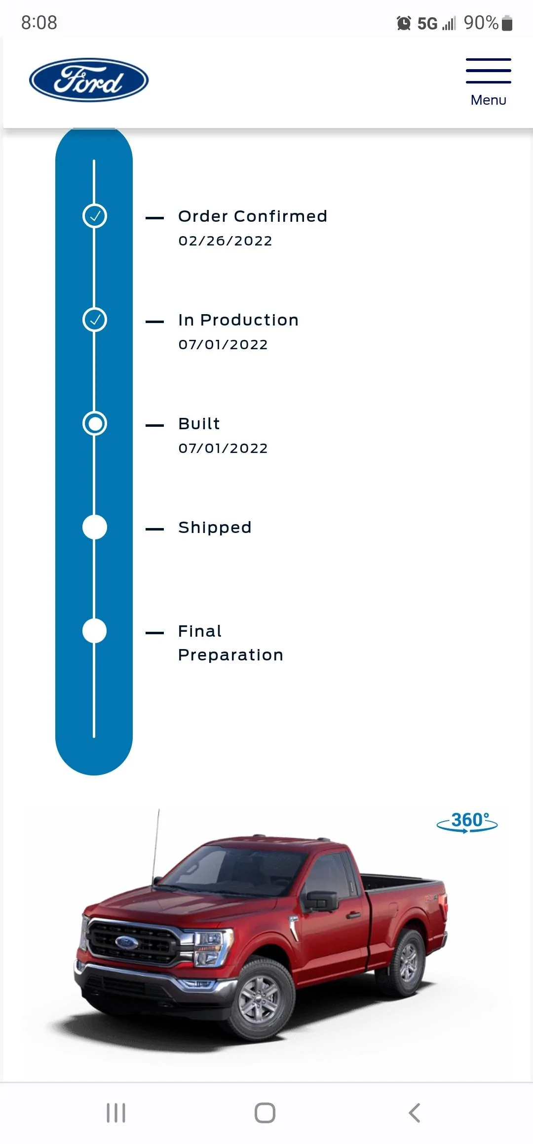 Ford F-150 6/27/2022 Build Week Screenshot_20220714-080809_Chrom