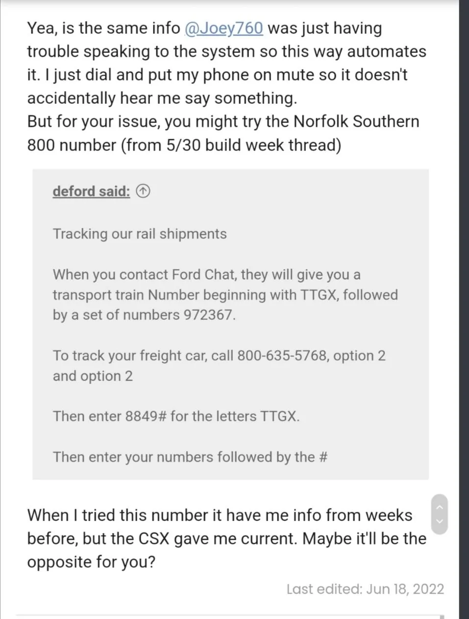 Ford F-150 Current Shipping Delays Screenshot_20220718-134939_Samsung Internet