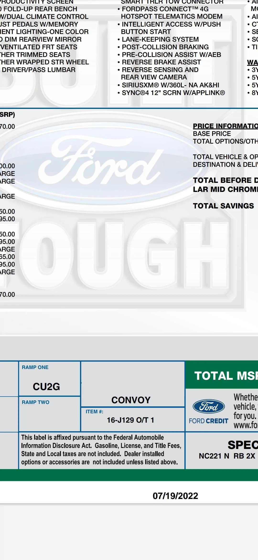 Ford F-150 05/16 Build Week Screenshot_20220719-161207_Driv