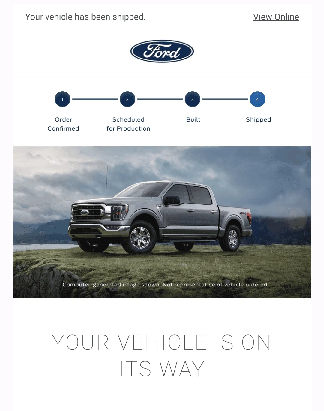 Ford F-150 Current Shipping Delays Screenshot_20220727-100619