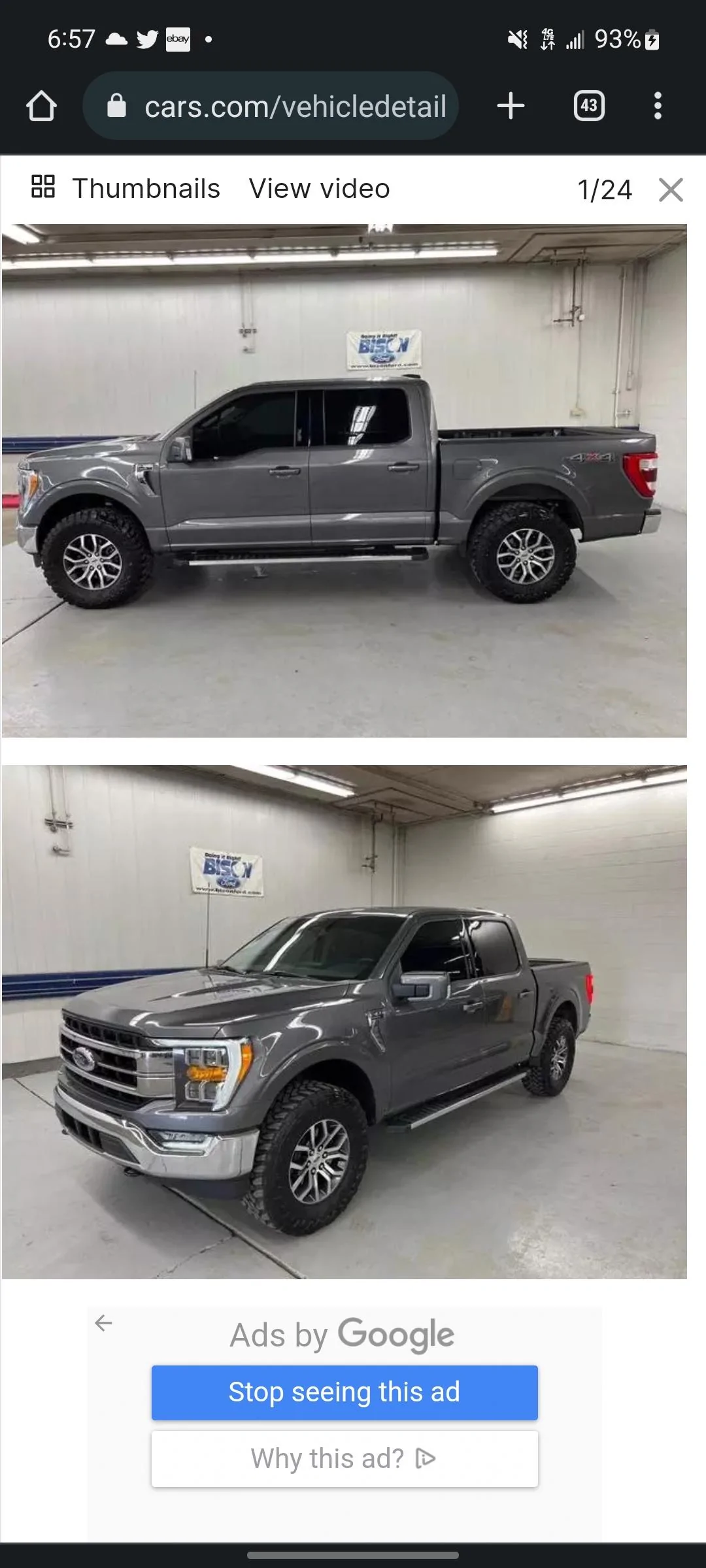 Ford F-150 Factory Wheels with Aftermarket Tire Thread Screenshot_20220818-065744_Chrom