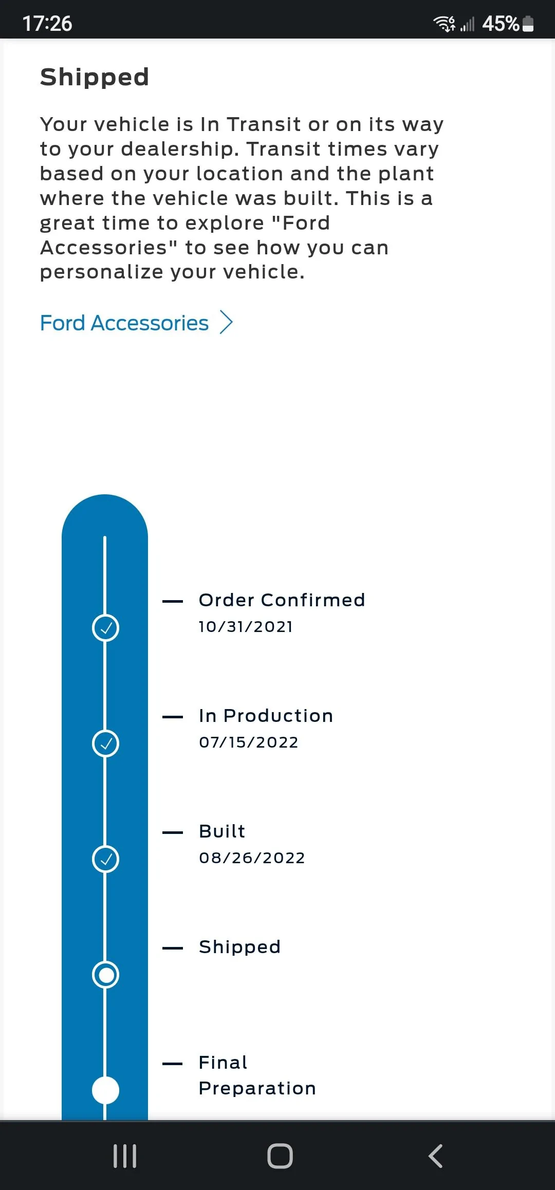 Ford F-150 7/11/2022 build week Screenshot_20220828-172605_Chrom