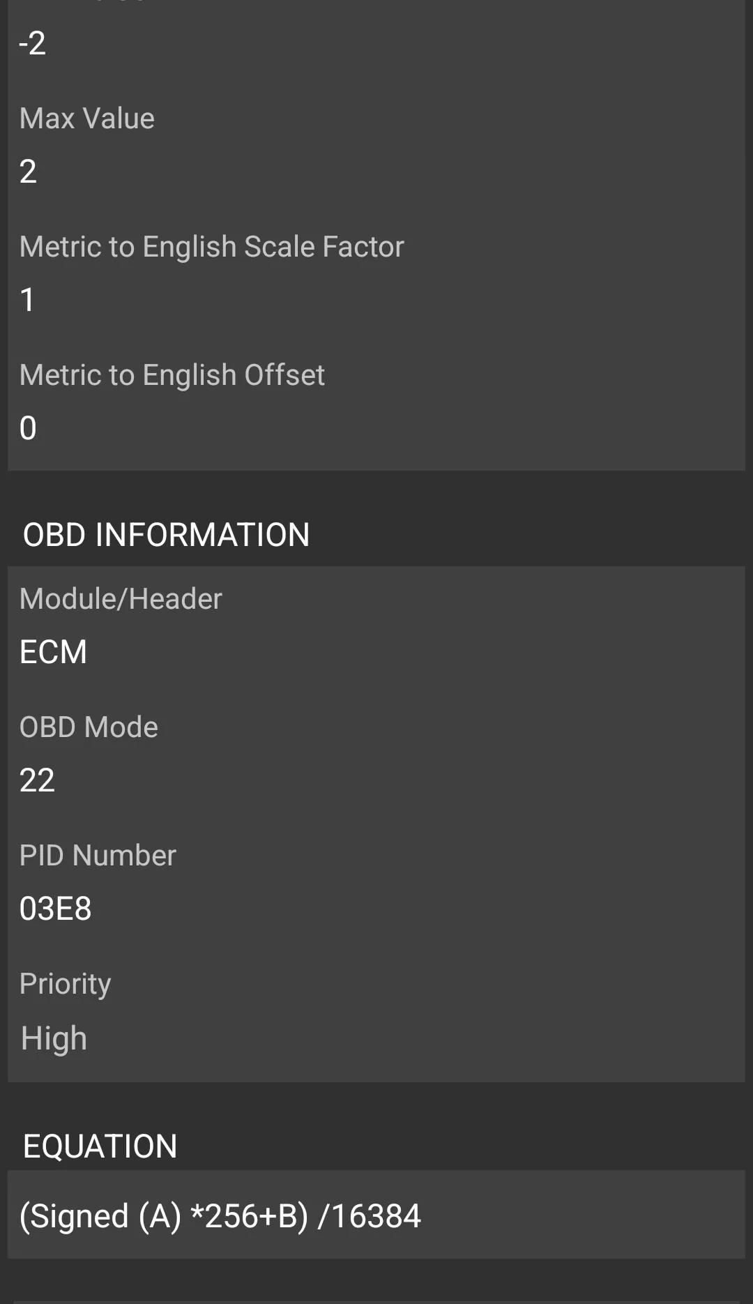 Ford F-150 OBD Fusion PIDs Screenshot_20220919_231843