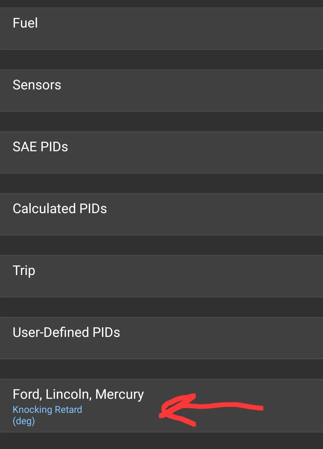 Ford F-150 OBD Fusion PIDs Screenshot_20220919_232126