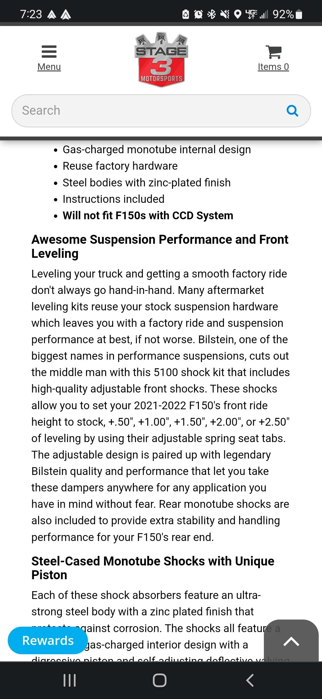 Ford F-150 Bilstein 5100 2.5 setting Screenshot_20221024-072325_Chrom