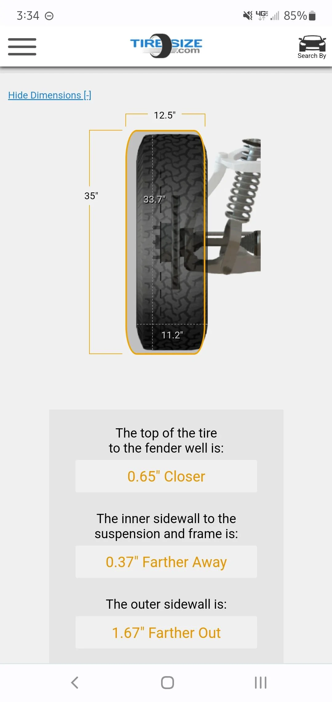 Ford F-150 295/70R18 with Level Kit Screenshot_20221117-033447_Chrom