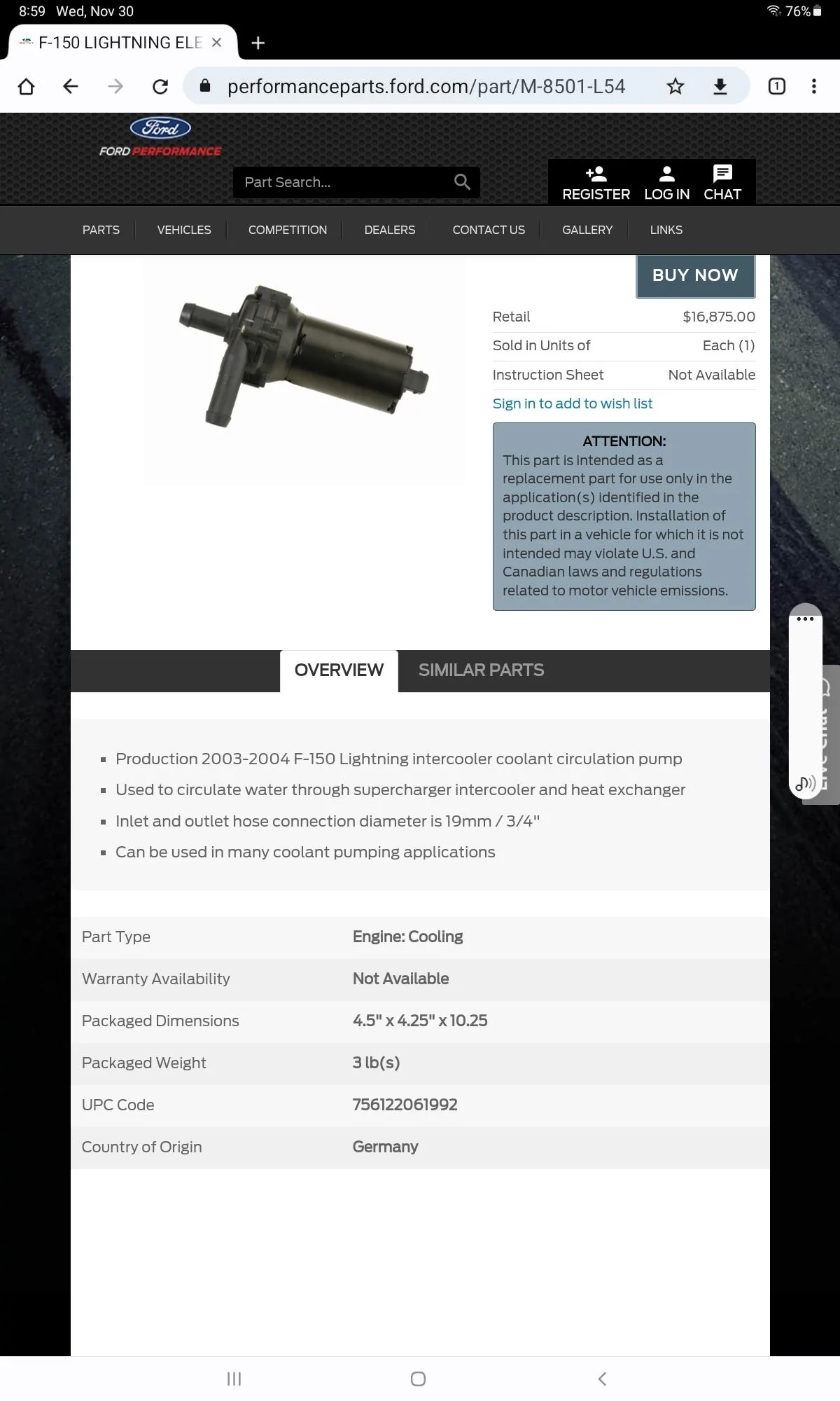 Ford F-150 16,000 Dollar Question? Screenshot_20221130-205908_Chrom