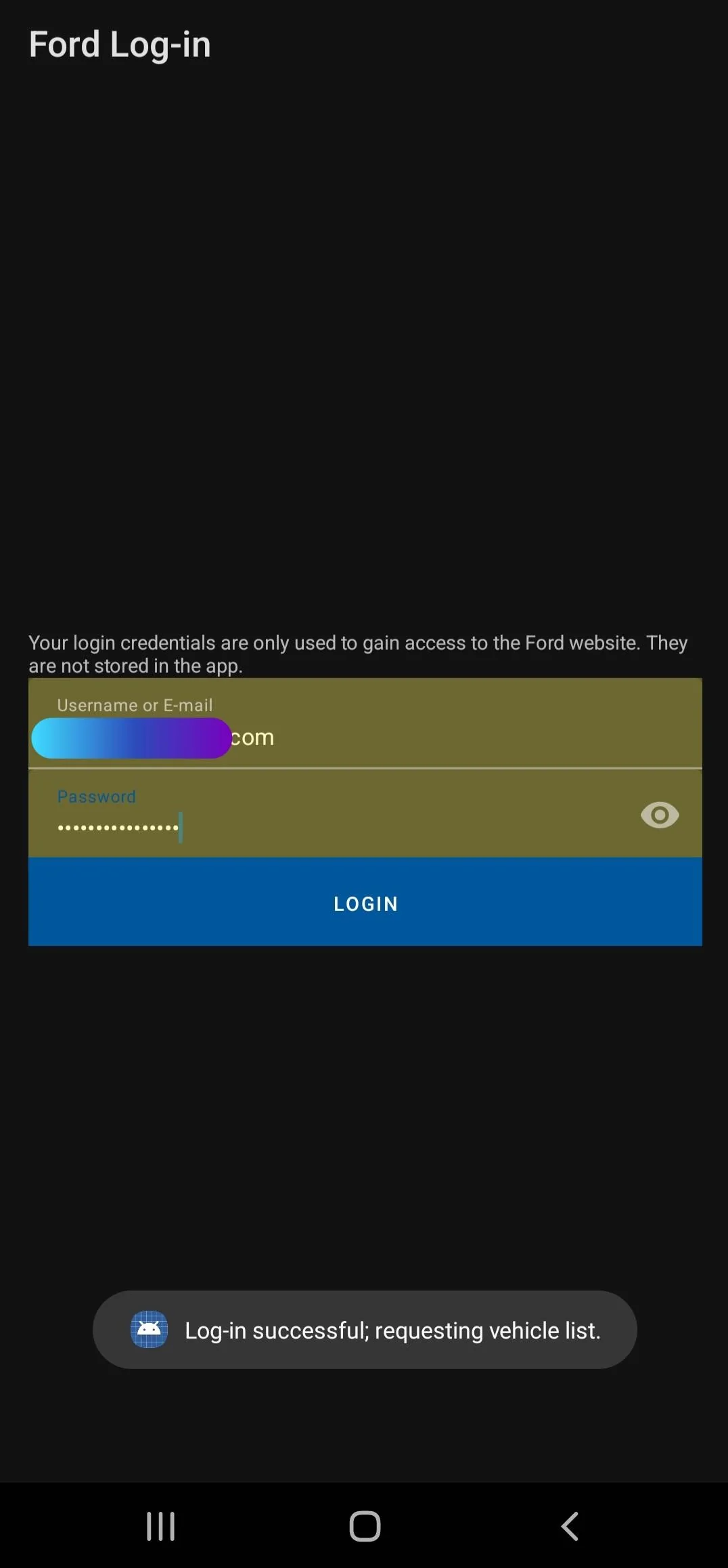 Ford F-150 Android widget Screenshot_20221210-100619_Ford Status Widget