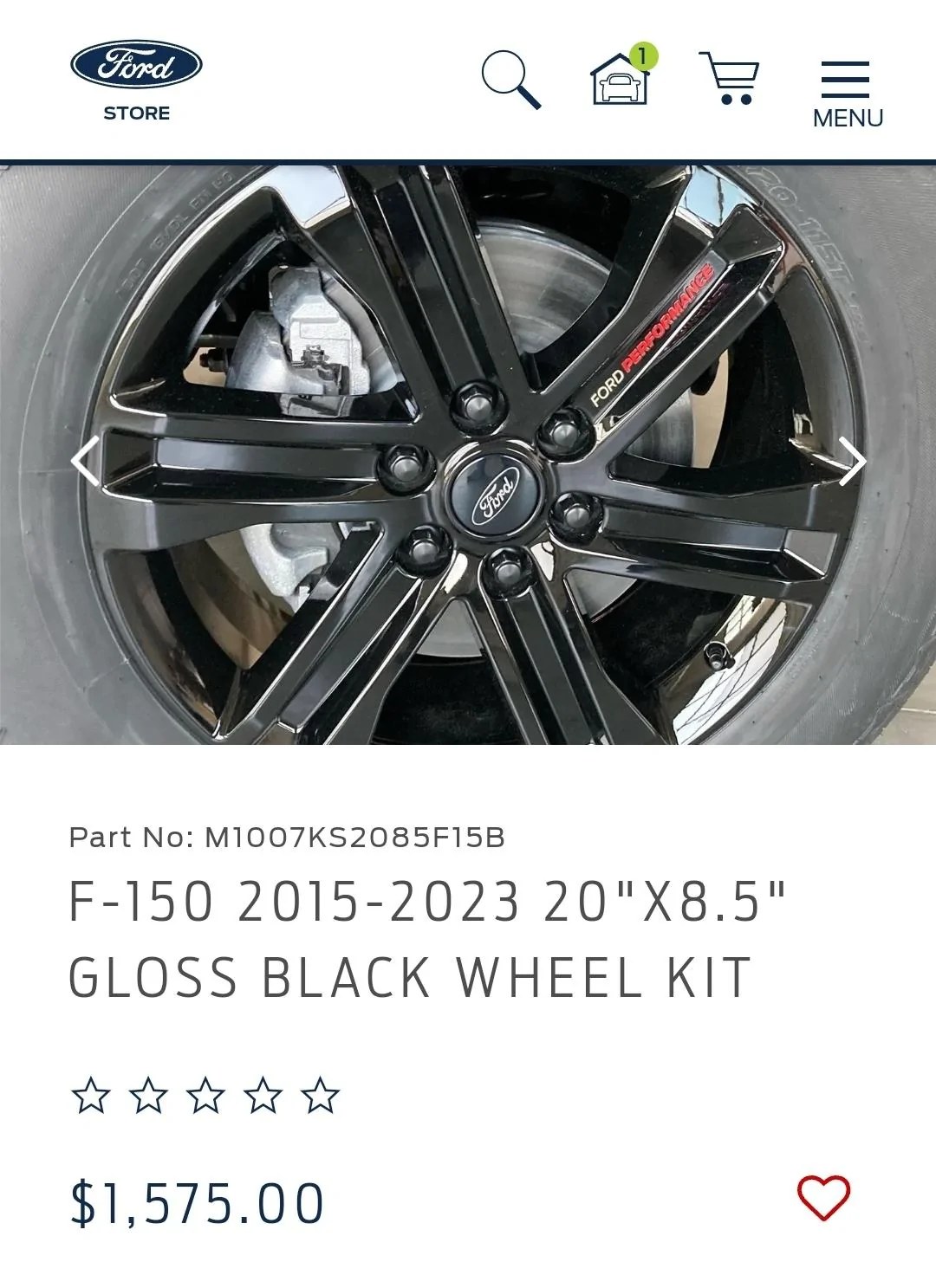 Ford F-150 Black Ford Performance Wheels Tire Rims TPMS SET Screenshot_20221211_020619_Chrom