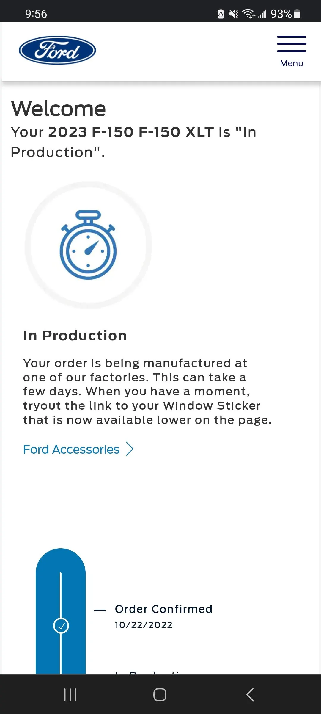 Ford F-150 1/16/2023 - Build Week Screenshot_20230110_215623_Chrom