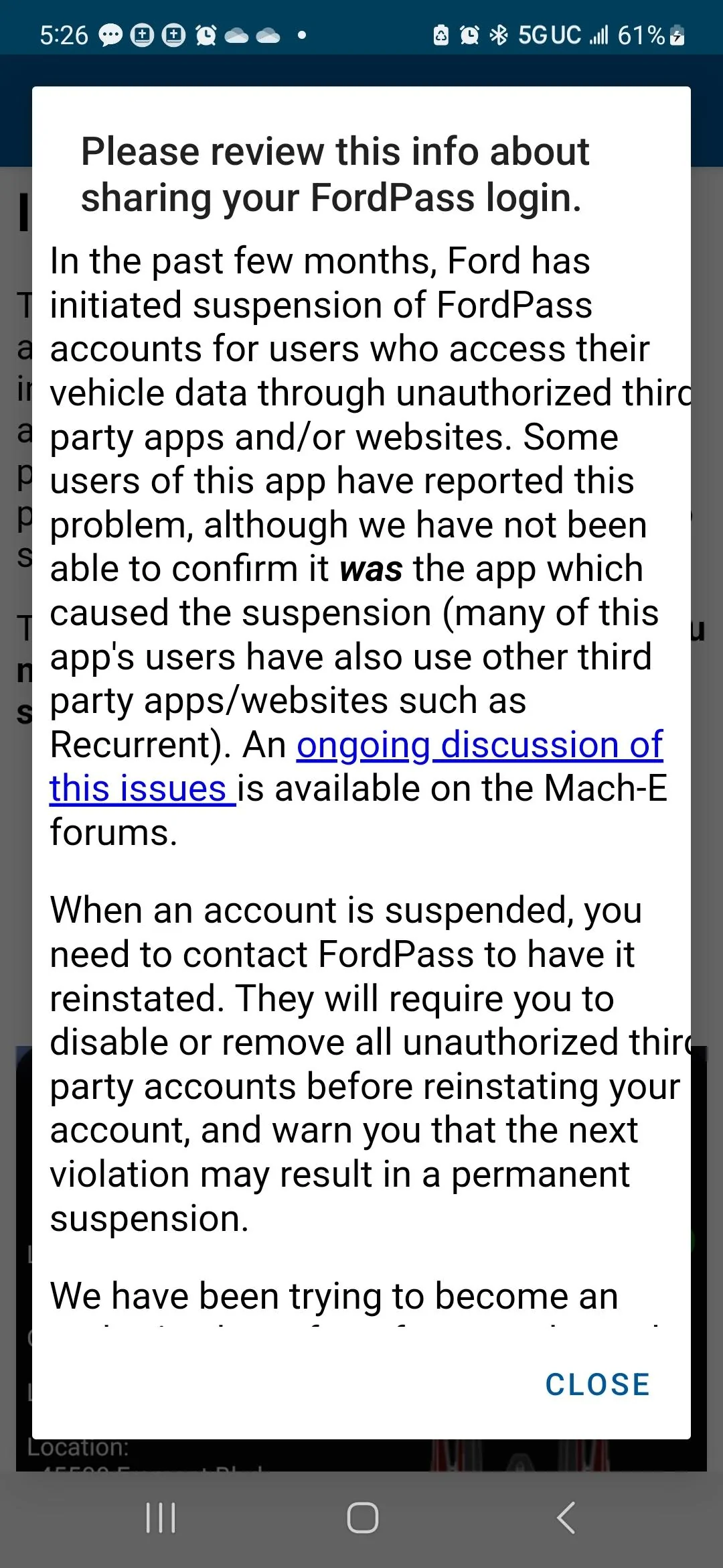 Ford F-150 Ford Pass not updating/working. Screenshot_20230323_172635_Ford Status Widget