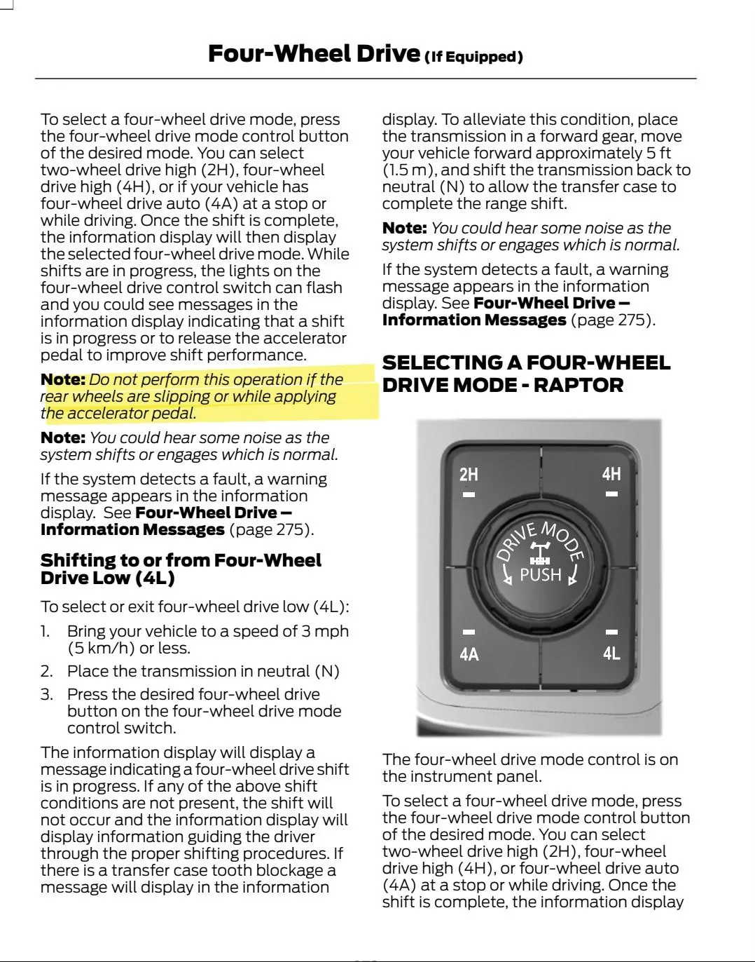Ford F-150 Drive Modes - Is there a Max MPH for making safe changes? Screenshot_20230430_160210_OneDriv