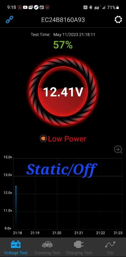 Ford F-150 More PB voltage weirdness. Screenshot_20230511_211812_Battery Monitor