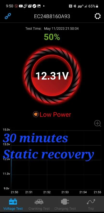 Ford F-150 More PB voltage weirdness. Screenshot_20230511_215005_Battery Monitor
