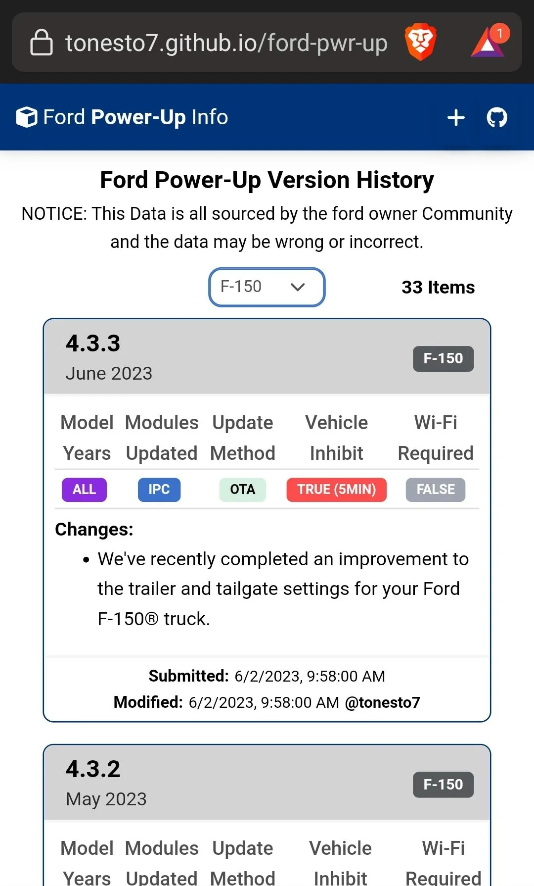 Ford F-150 ECU module programming guide using FDRS Screenshot_20230605_175439_Brav