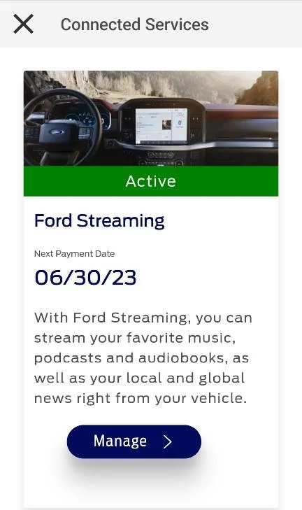 Ford F-150 Connected services question. Screenshot_20230620_104346_FordPass