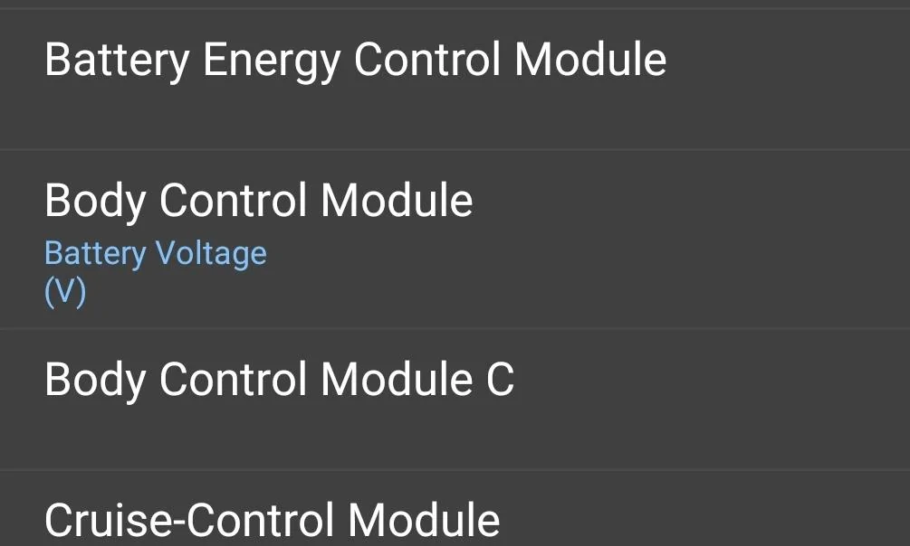 Ford F-150 OBD Fusion PIDs Screenshot_20230830_071329