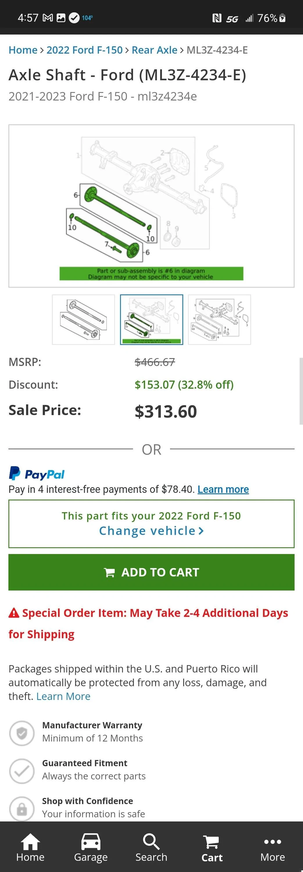 Ford F-150 How has the 9.75 axle not been recalled! Screenshot_20230908_165740_Brav