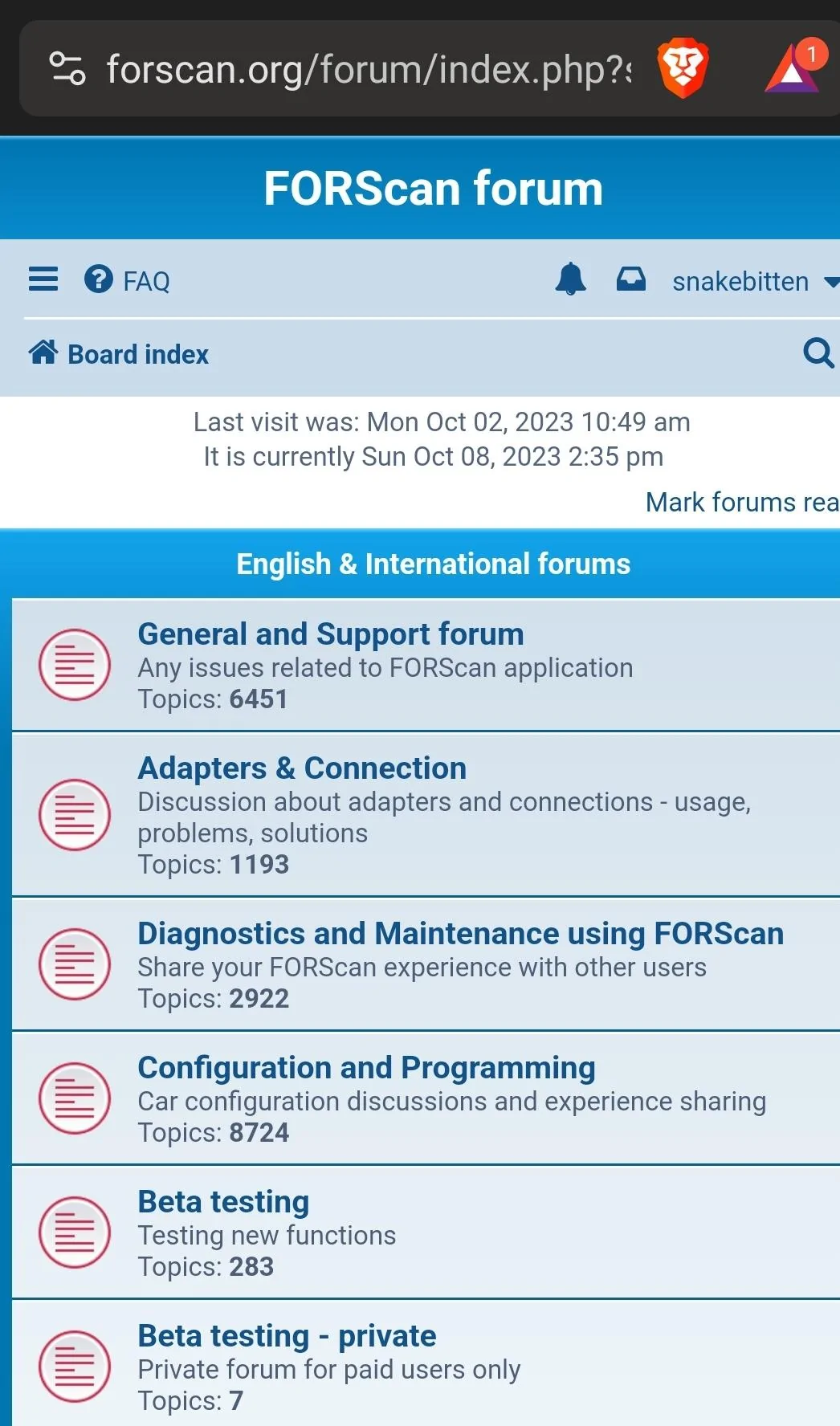 Ford F-150 2021+ F-150 FORScan List / Database / Spreadsheet Screenshot_20231008_153536_Brav