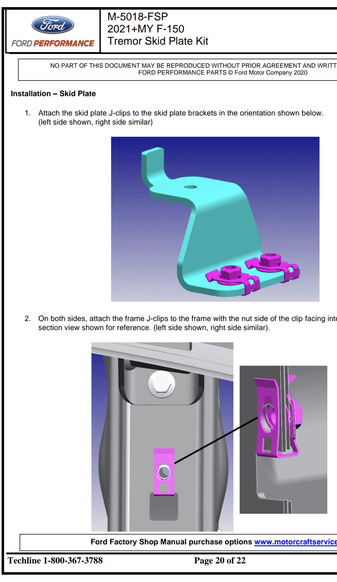 Ford F-150 Ford Performance Tremor Skid Plate Kit install... Done! Screenshot_20231022-150350