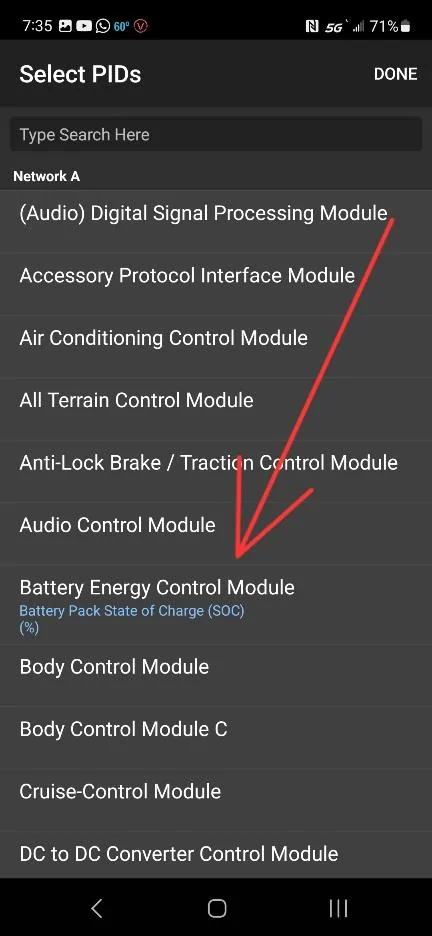 Ford F-150 OBD Fusion PIDs Screenshot_20231113_073550