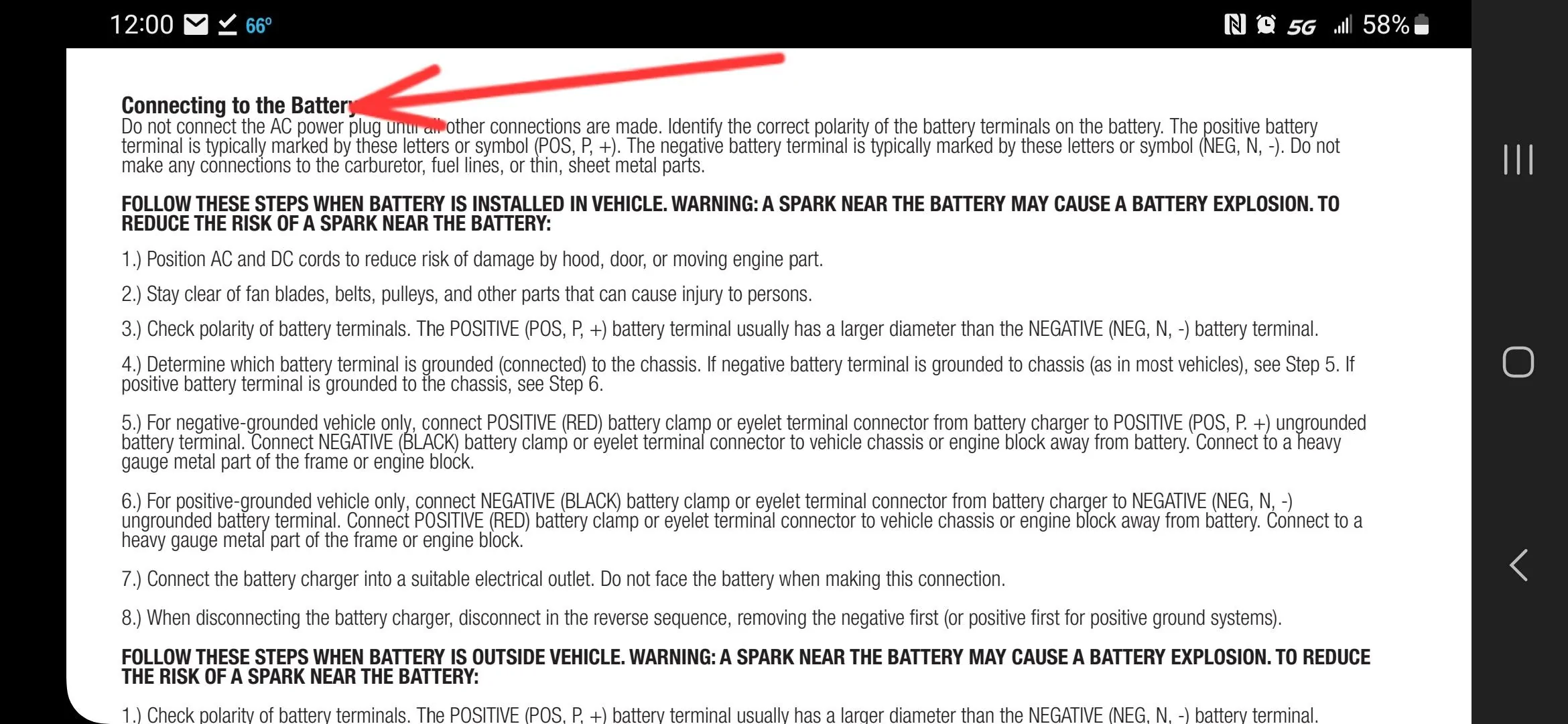 Ford F-150 NOCO genius5 not charging PowerBoost Screenshot_20231125_120004_OneDriv