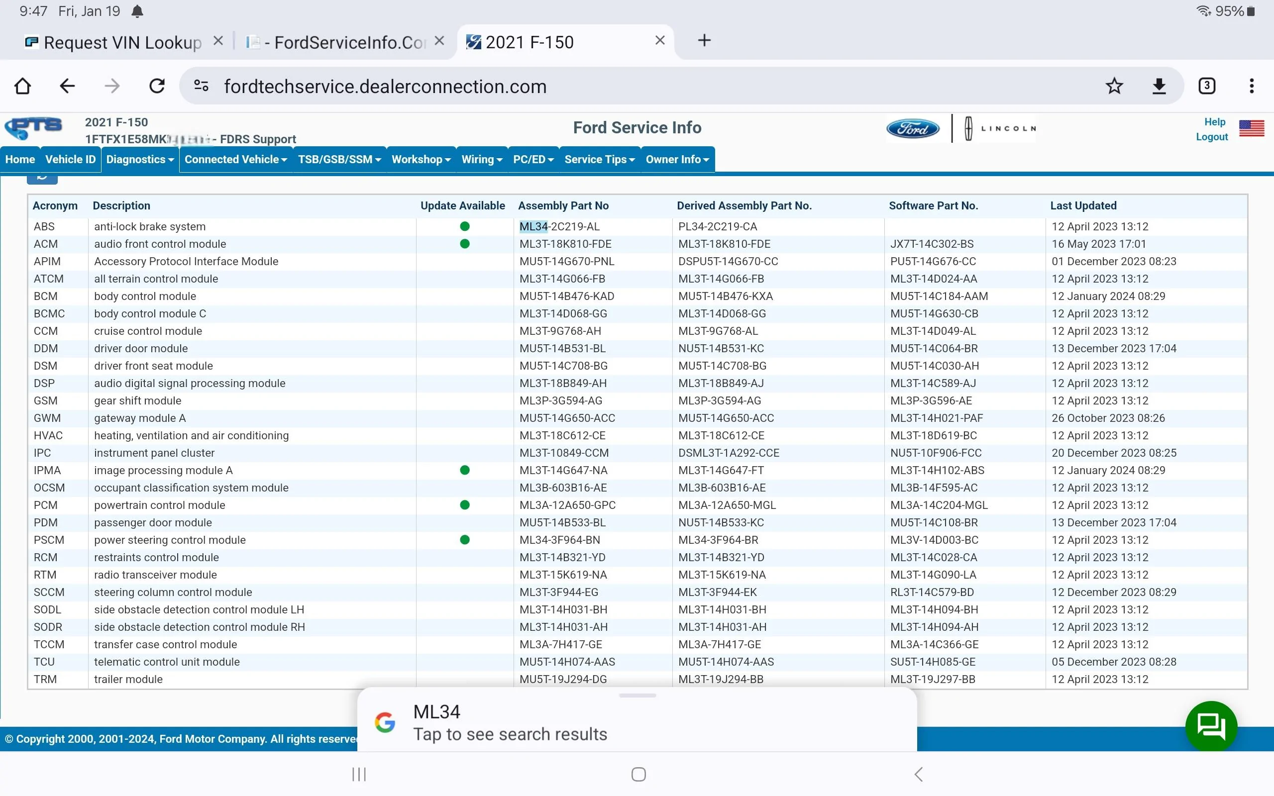 Ford F-150 Request VIN Lookup Thread Screenshot_20240119_214706_Chrom