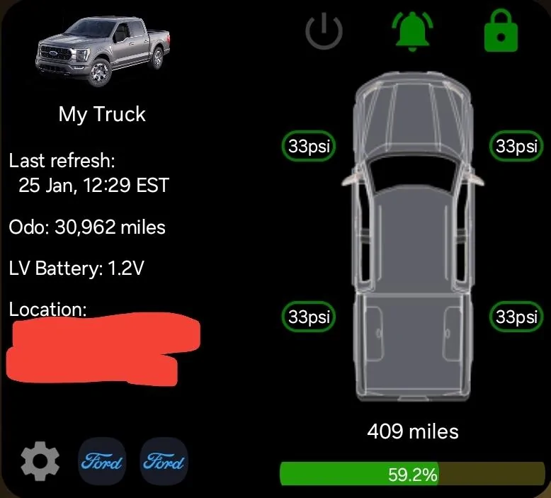 Ford F-150 Android widget Screenshot_20240125_123042_One UI Hom