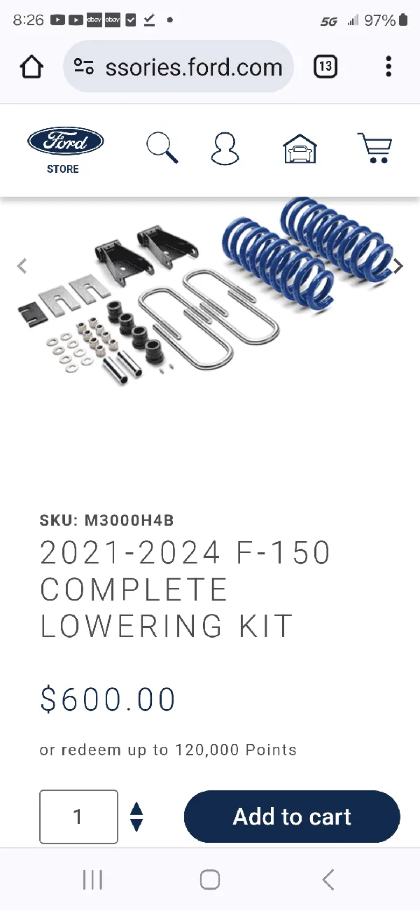 Ford F-150 Pro's and Con's of different Drop Kit's ? Screenshot_20240228_202644_Chrom