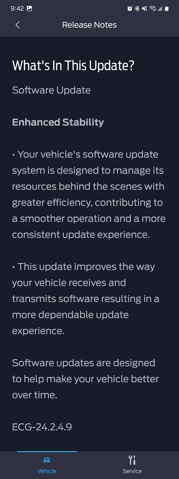 Ford F-150 New update ECG-24.2.4.9 Screenshot_20240626_214249_FordPass