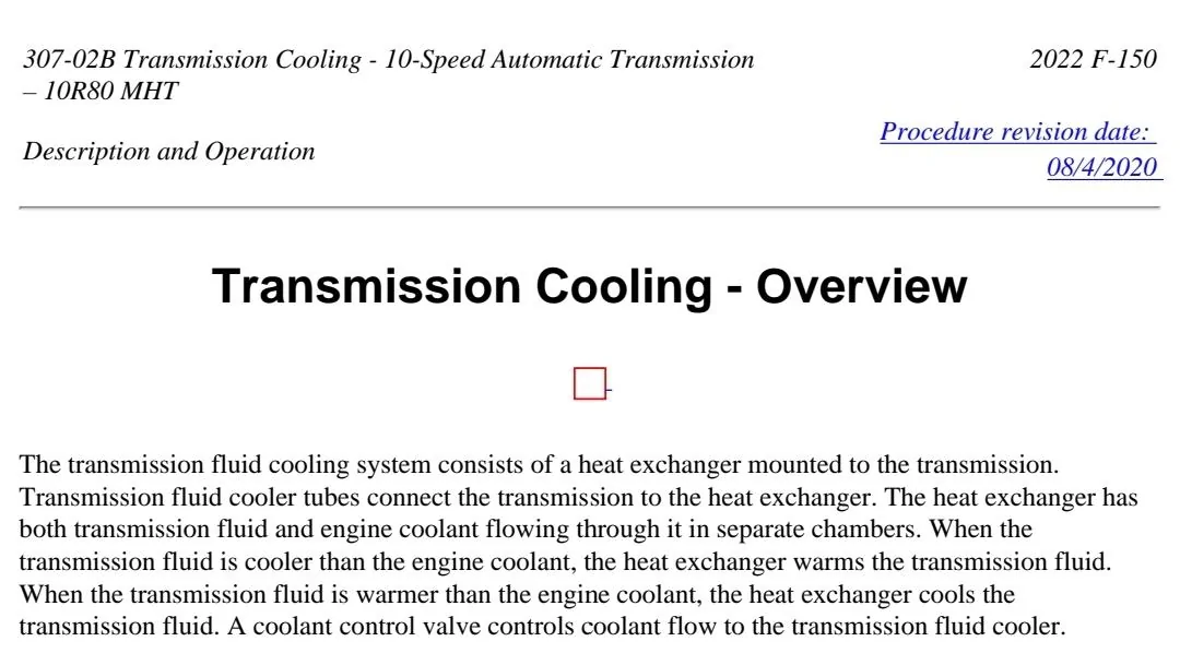 Ford F-150 Transmission overheating with less effort than expected. Screenshot_20240702_214708_OneDriv